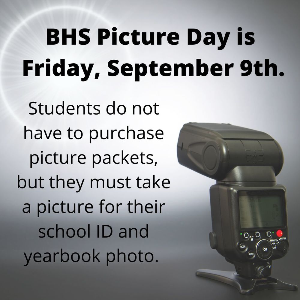 BHS School Picture Information