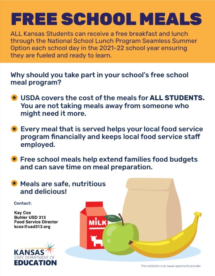 school lunch flyer