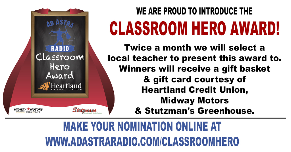 classroom hero award